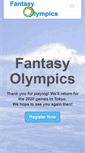 Mobile Screenshot of fantasy-olympics.com